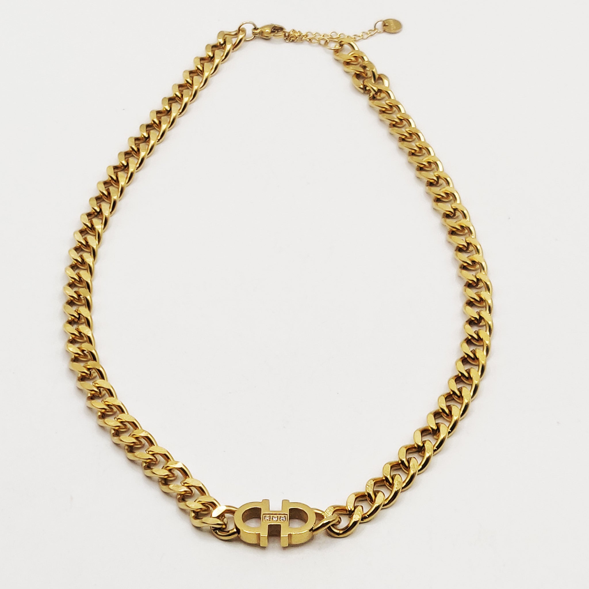 Collier Tresse Double Oméga Luxe