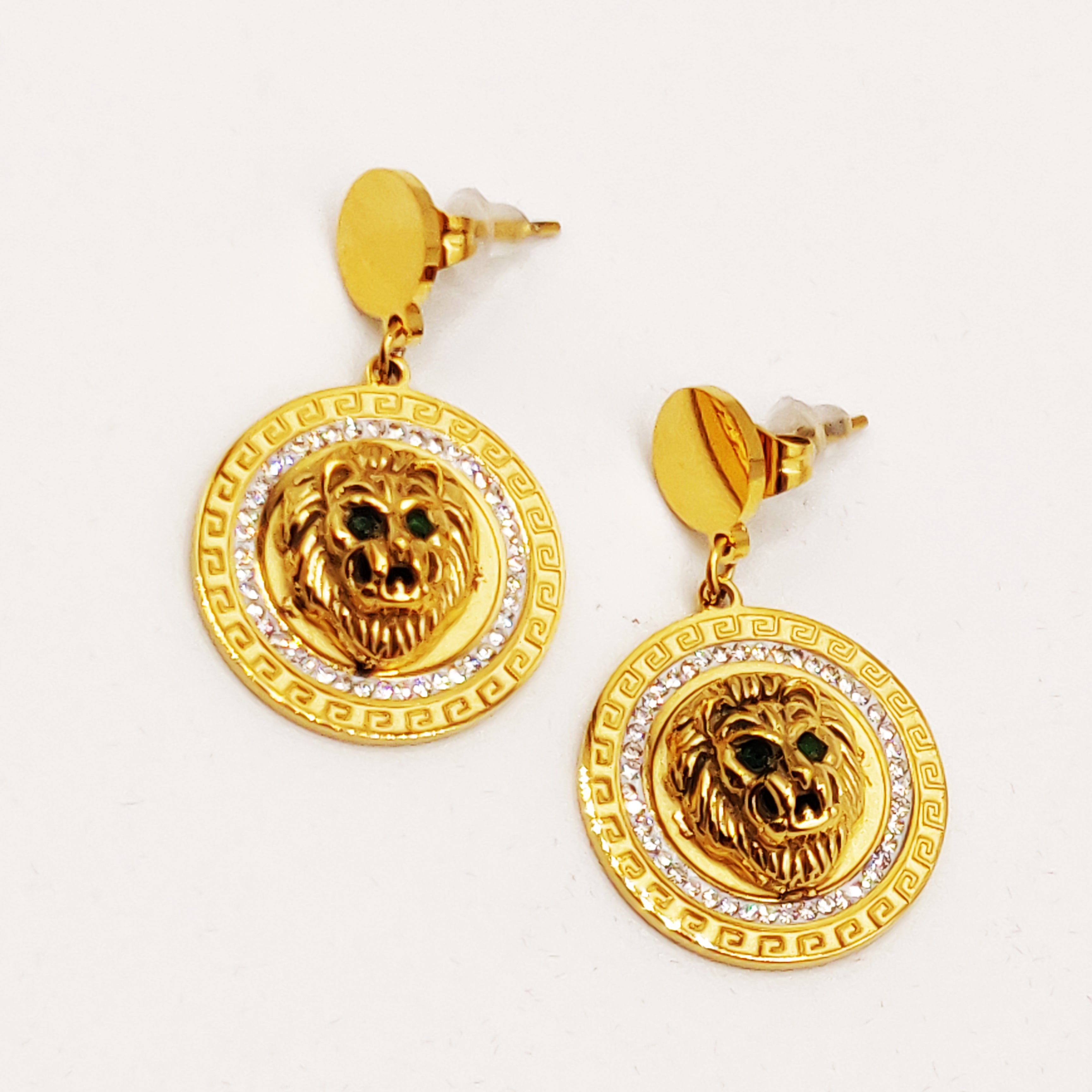 Boucles d'oreilles Tresse Lion V Luxe