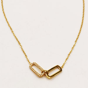 Collier Double Ovales Luxe