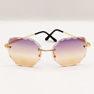 Lunettes de Soleil CV2638 Violettes et Marron