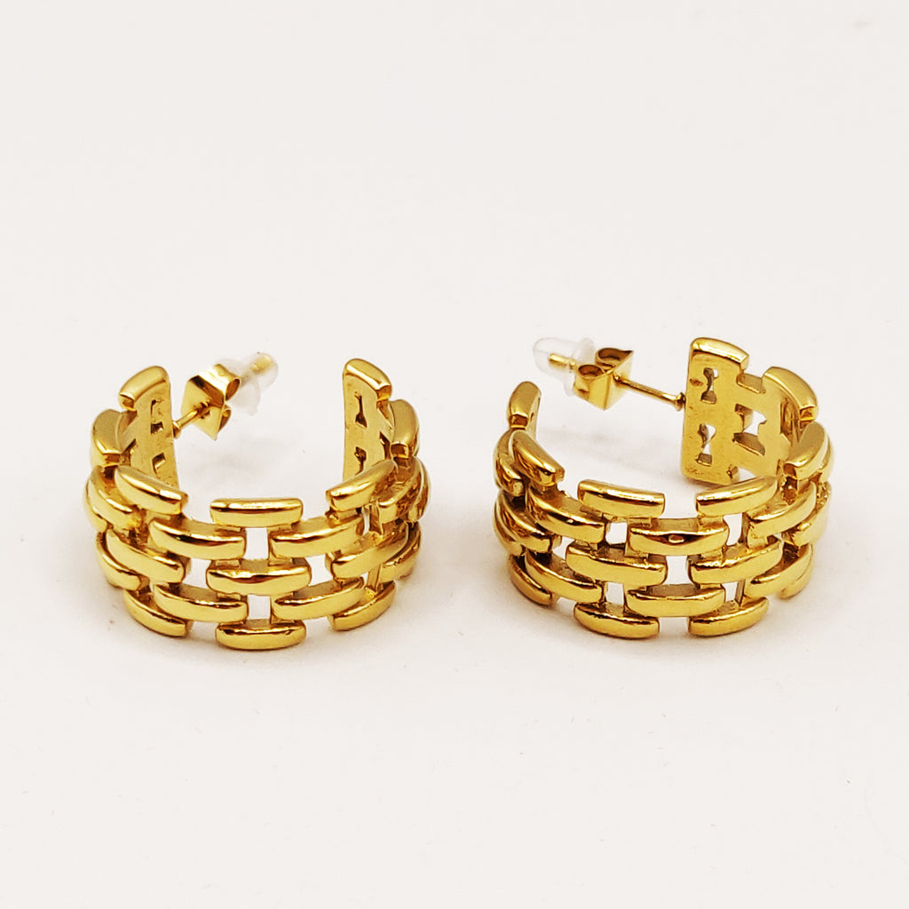 Boucles d'oreilles Maille Large