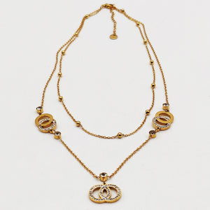 Collier Double Multi Double C Luxe