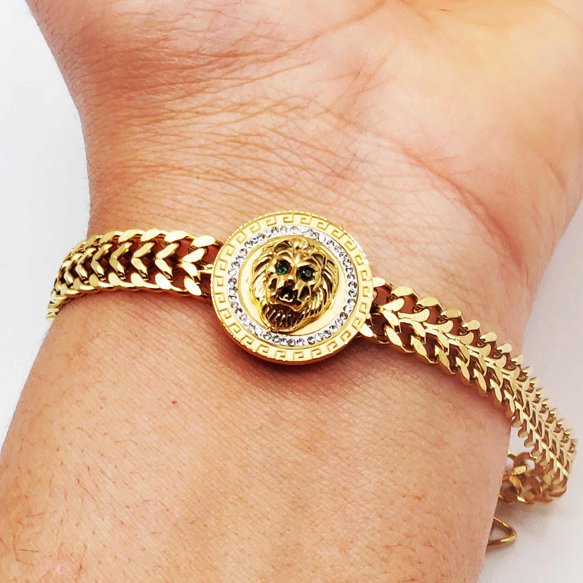 Bracelet Tresse Double Lion V Luxe