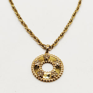 Collier Cercle Multi Marguerites Cristaux Luxe