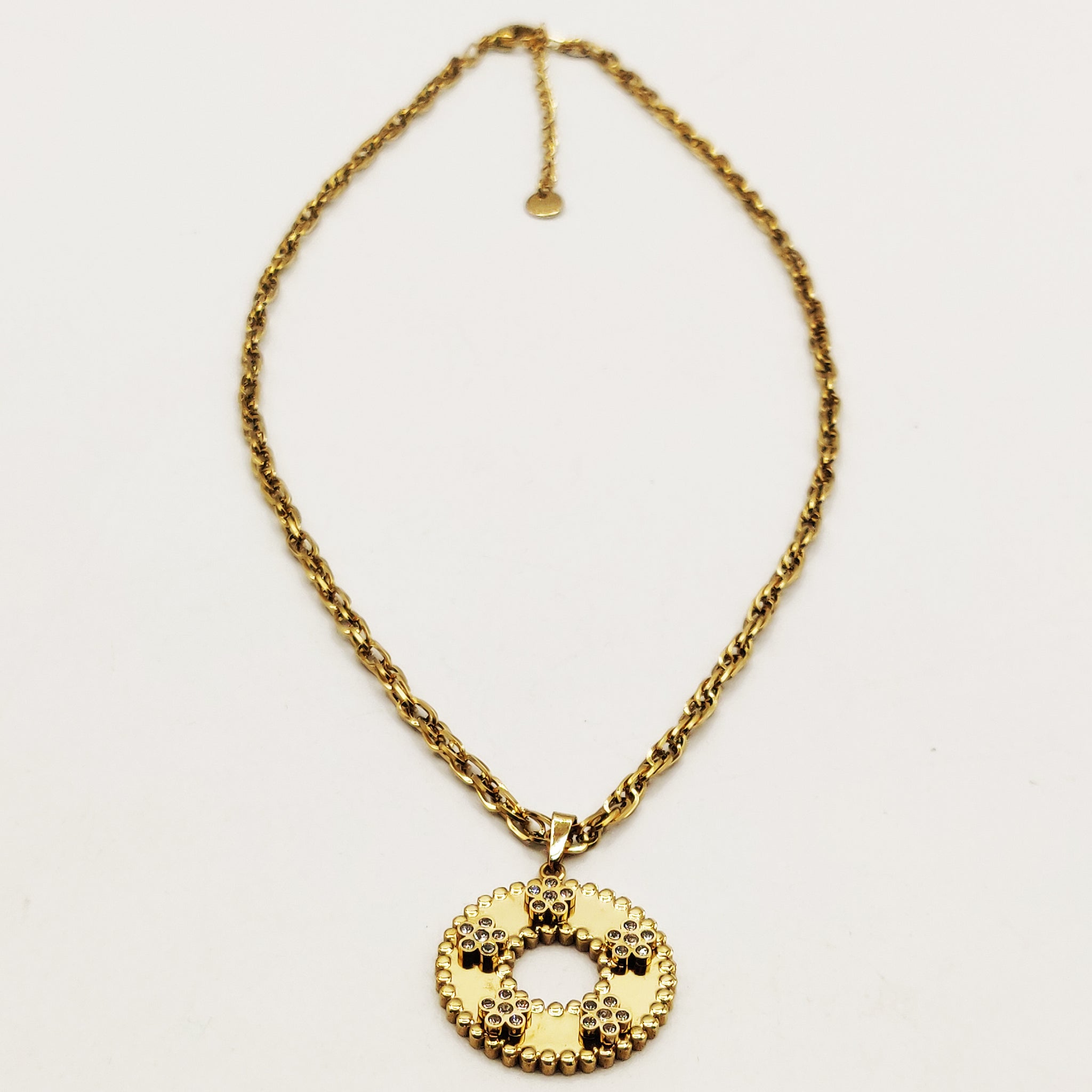 Collier Cercle Multi Marguerites Cristaux Luxe