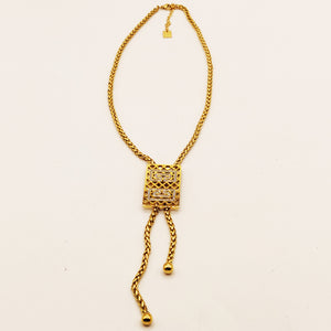 Collier Torsade Rectangle G Luxe