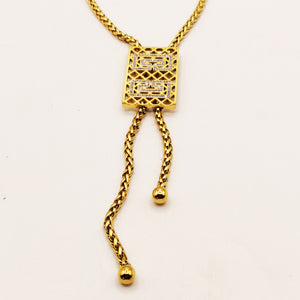 Collier Torsade Rectangle G Luxe