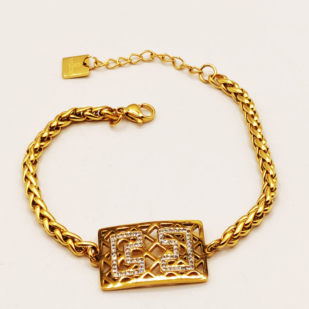 Bracelet Torsade Rectangle G Luxe