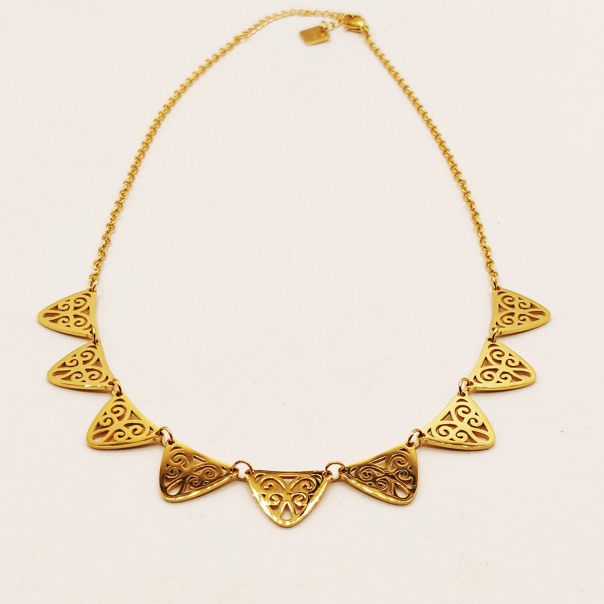 Collier Multi Triangles Orientaux Luxe