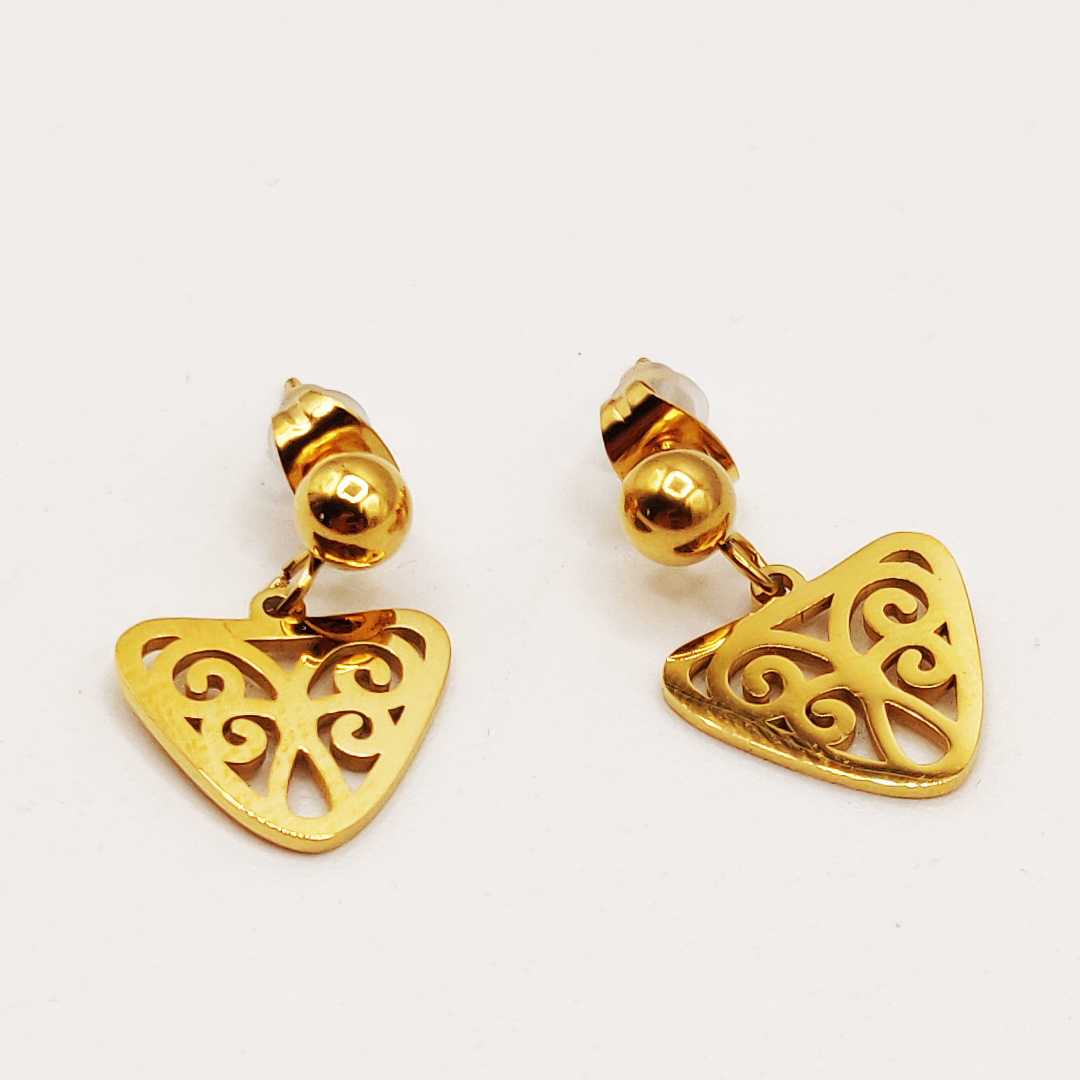 Boucles d'oreilles Multi Triangles Orientaux Luxe