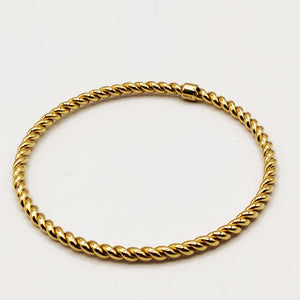 Bracelet Rigide Torsade Simple