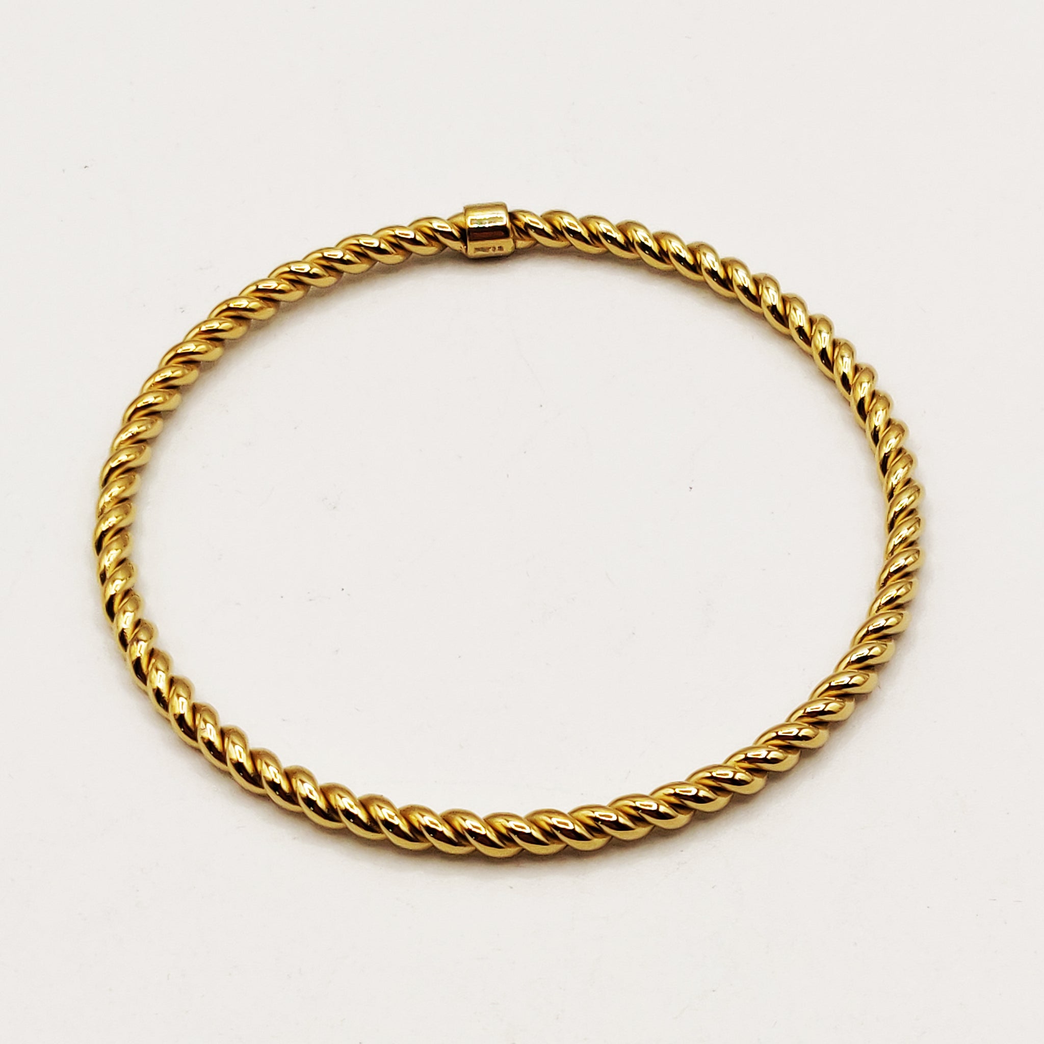 Bracelet Rigide Torsade Simple