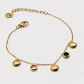 Bracelet Coquillages et Cristaux Multicolores