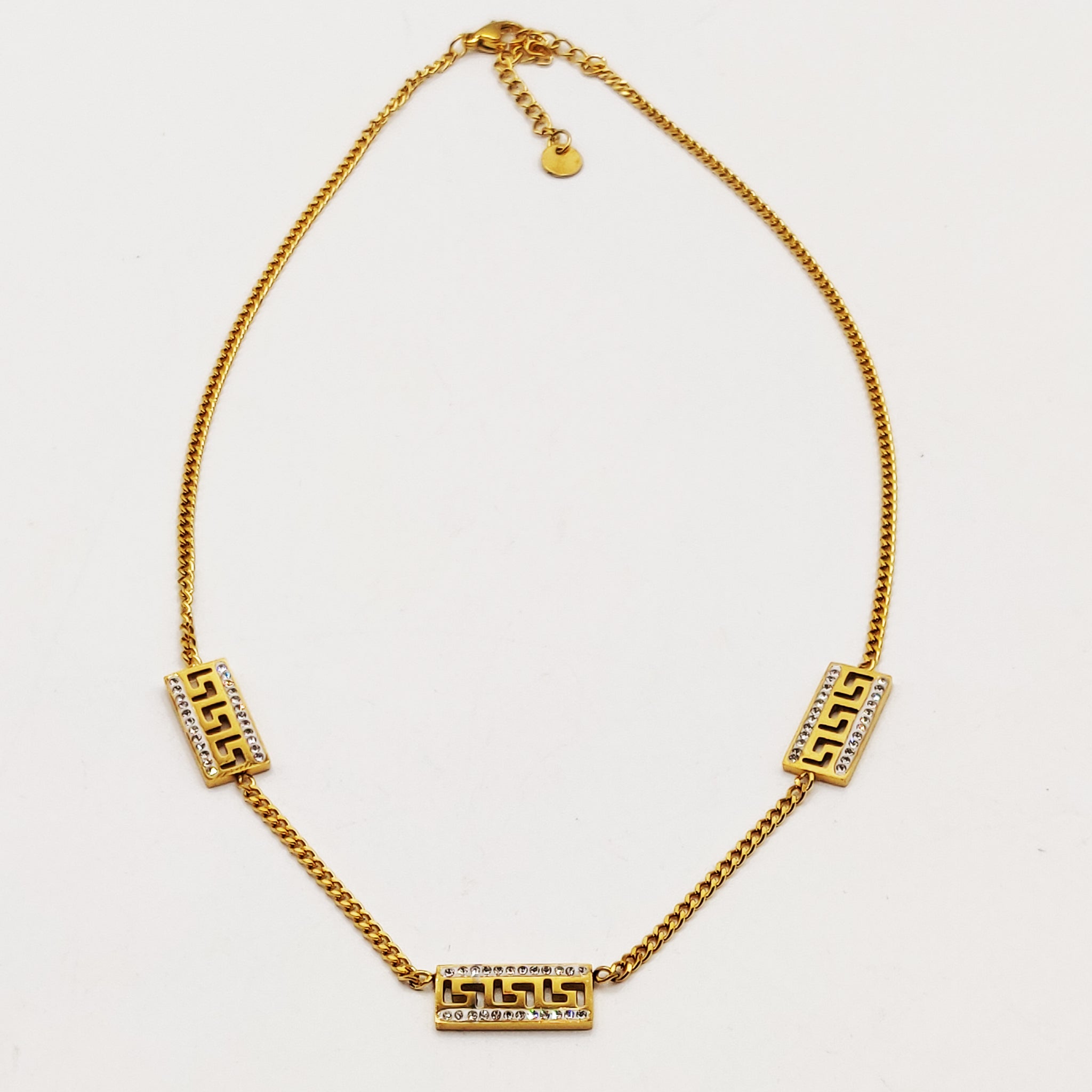 Collier Tresse Fine V Luxe