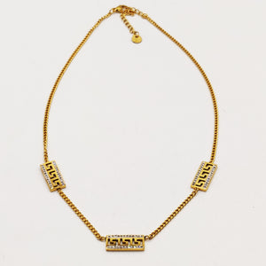 Collier Tresse Fine V Luxe