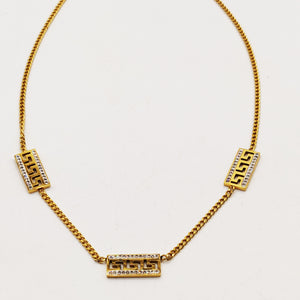 Collier Tresse Fine V Luxe