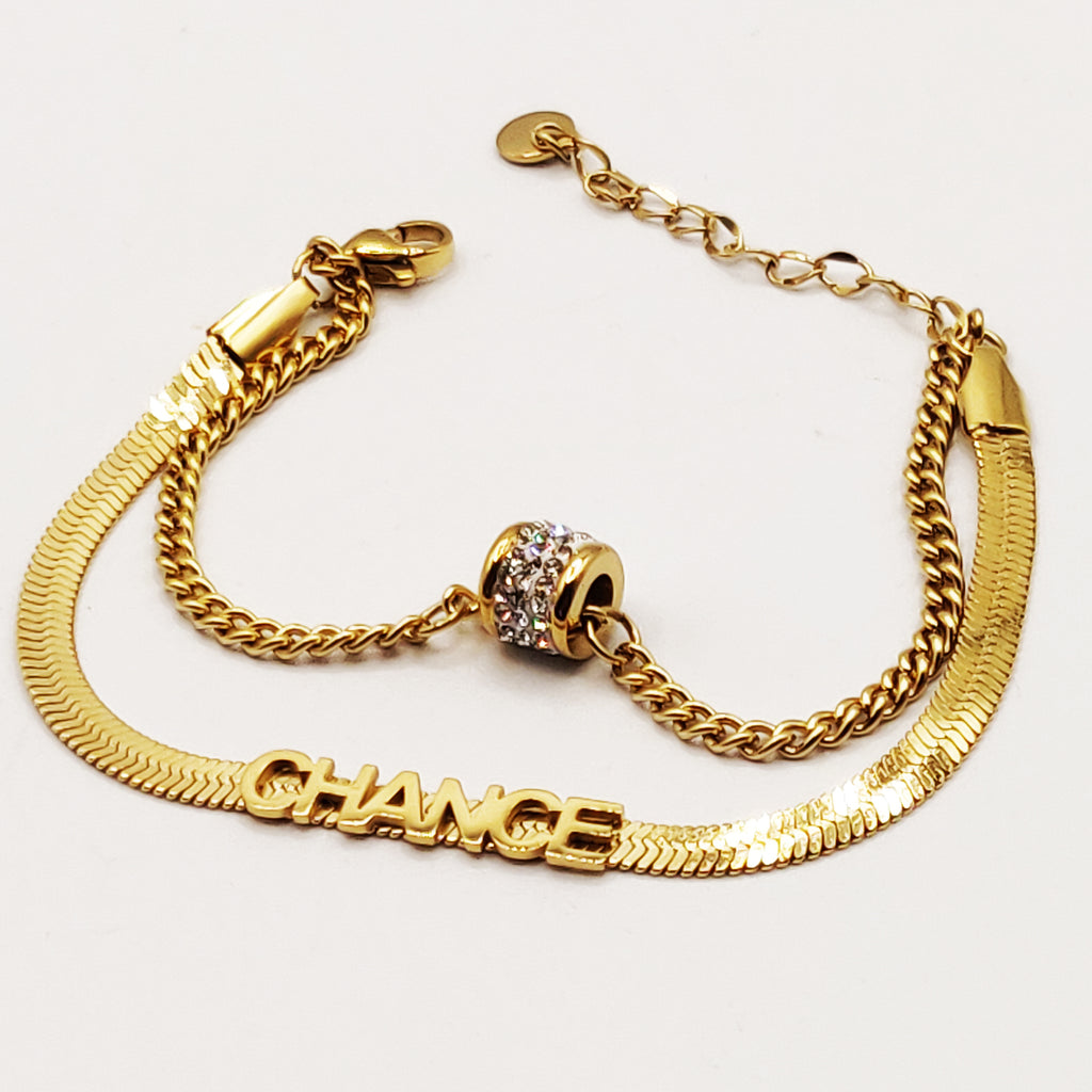 Bracelet Double Maille Chance Luxe