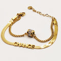 Bracelet Double Maille Chance Luxe