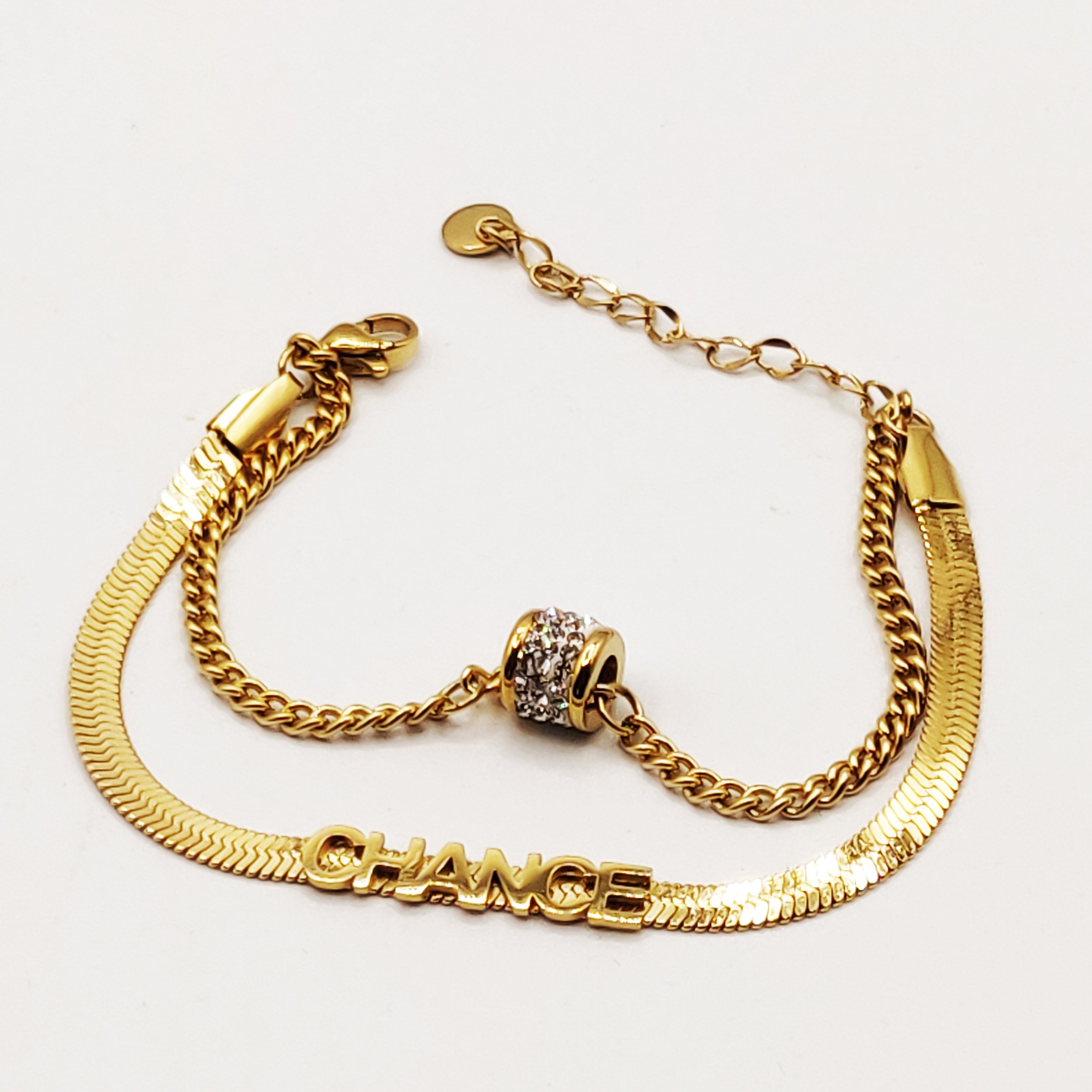 Bracelet Double Maille Chance Luxe