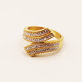 Bague Bande Cristaux Luxe