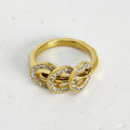 Bague Boulon Triple Cercles