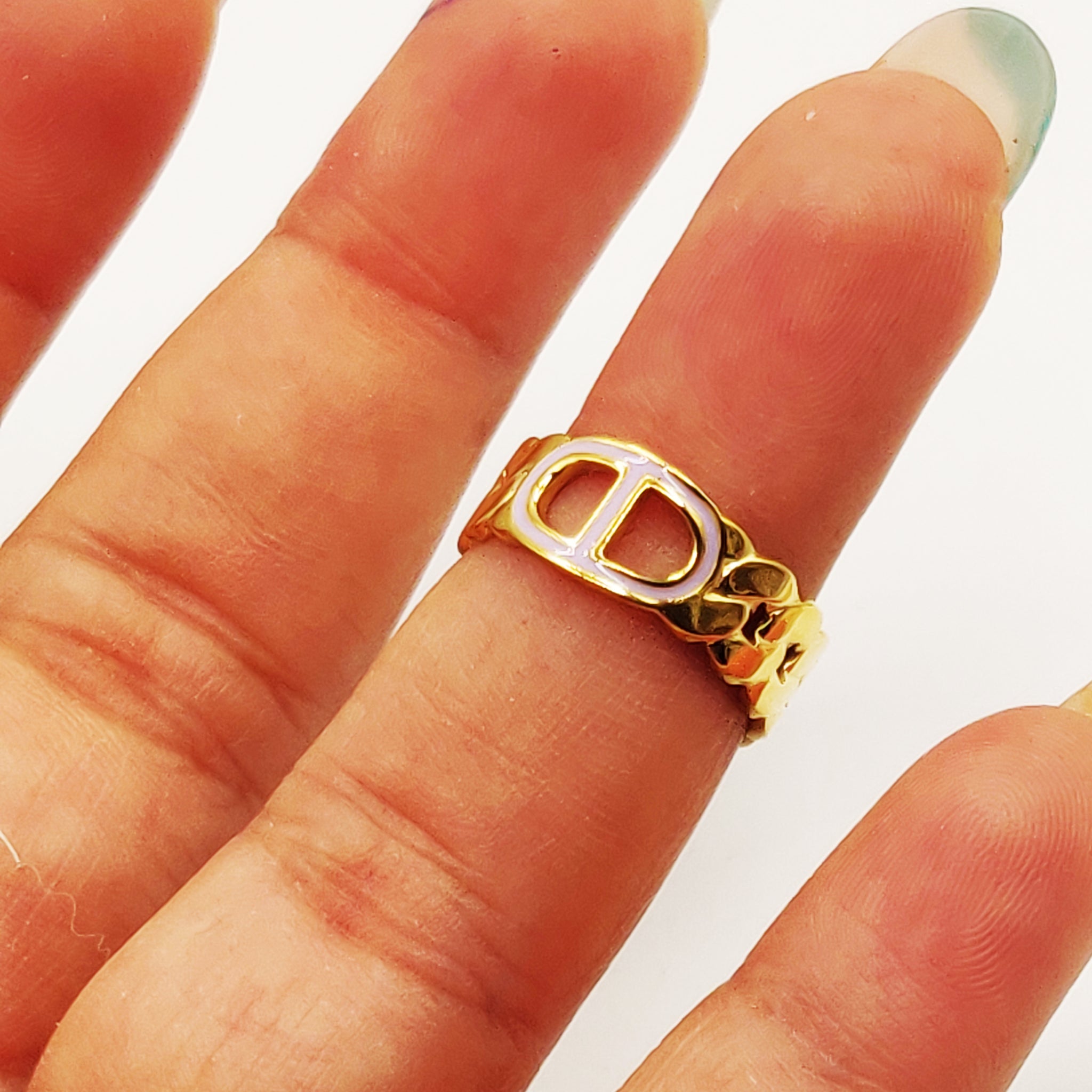Bague ᗡD Luxe Violet