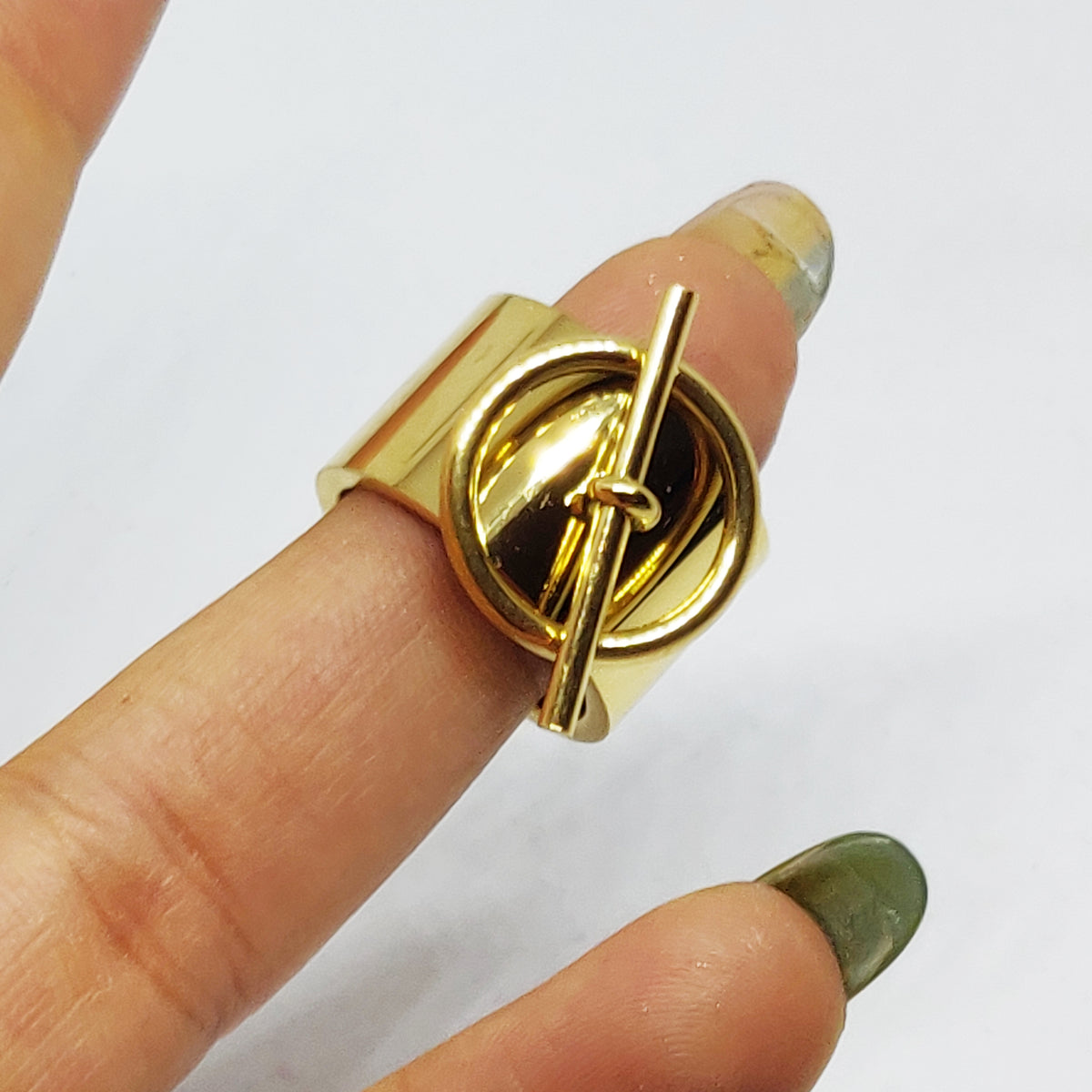 Bague Cercle et Barre