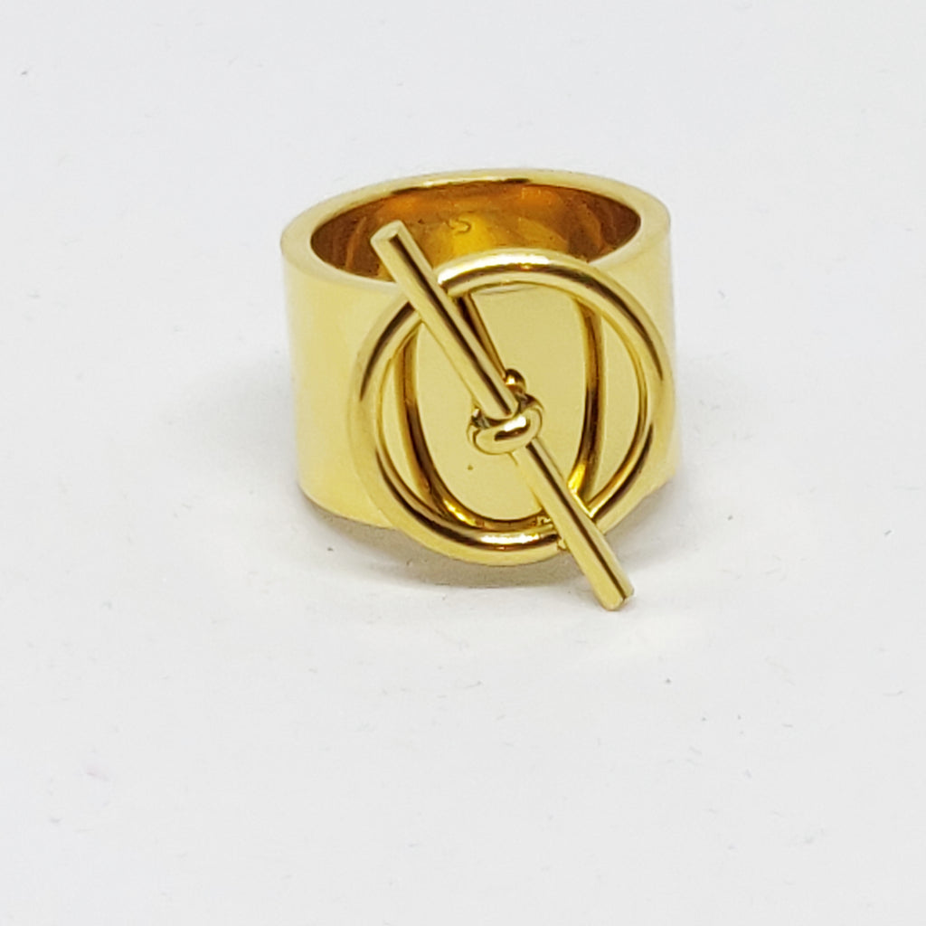 Bague Cercle et Barre