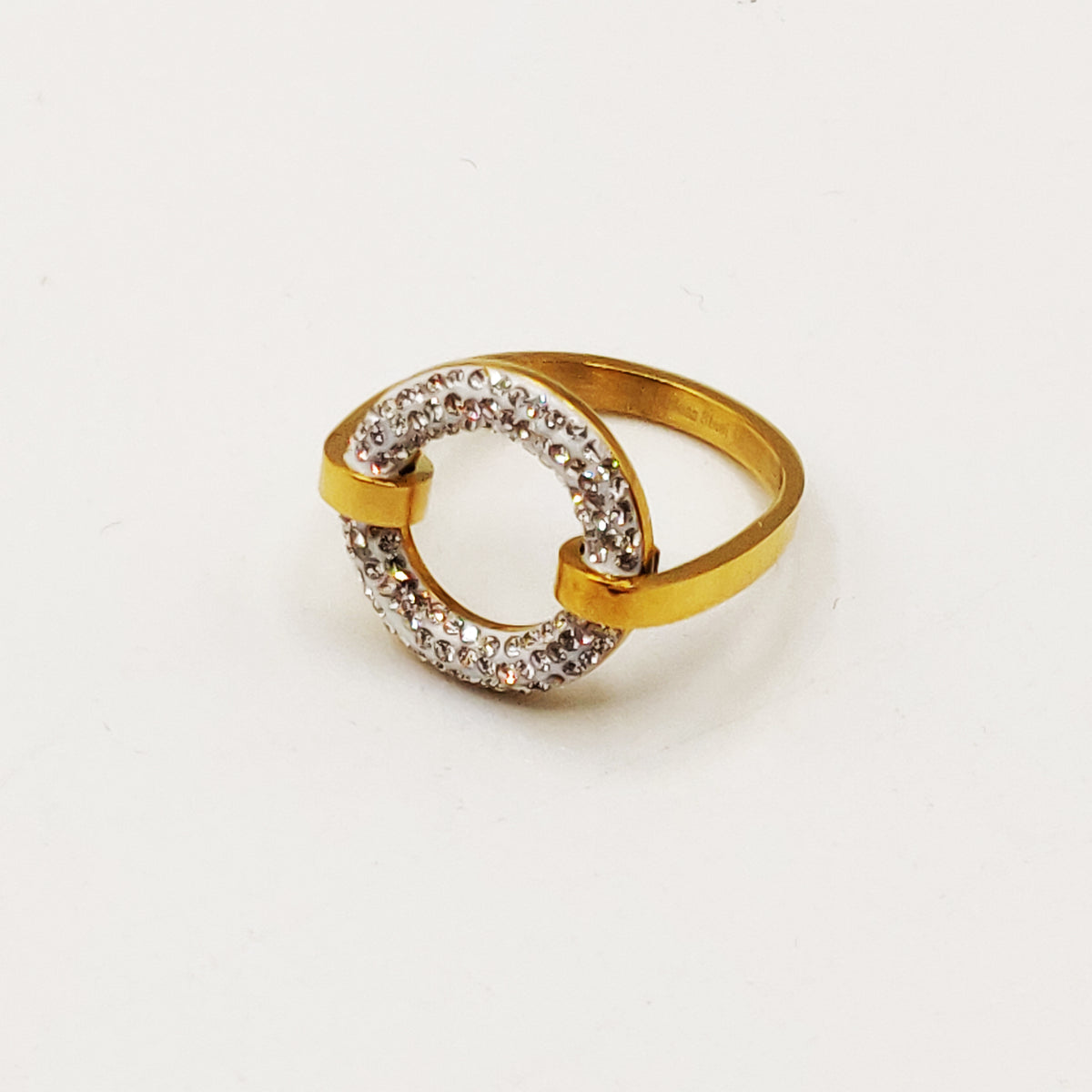 Bague Cercle Cristaux Luxe