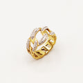 Bague Chaîne Maillons Luxe