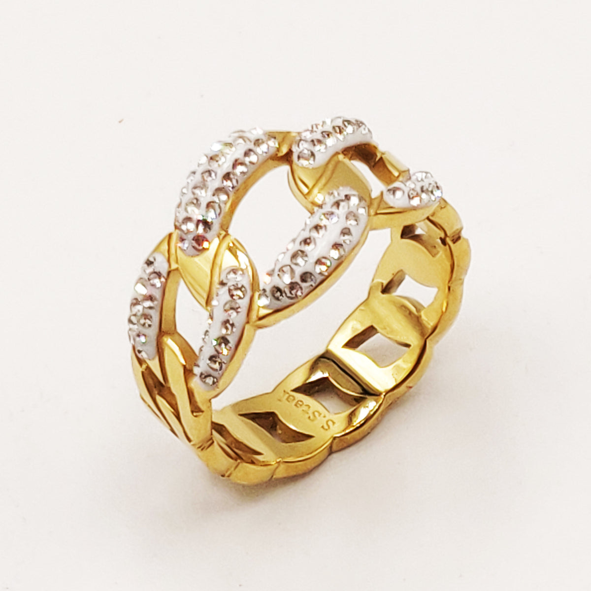 Bague Chaîne Maillons Luxe