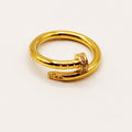 Bague Luxe Clou (Cristaux tête et bout)