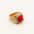 Bague Cristal Rouge Rubis Full Cristaux