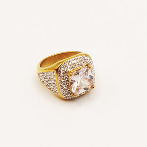 Bague Diamant Full Cristaux