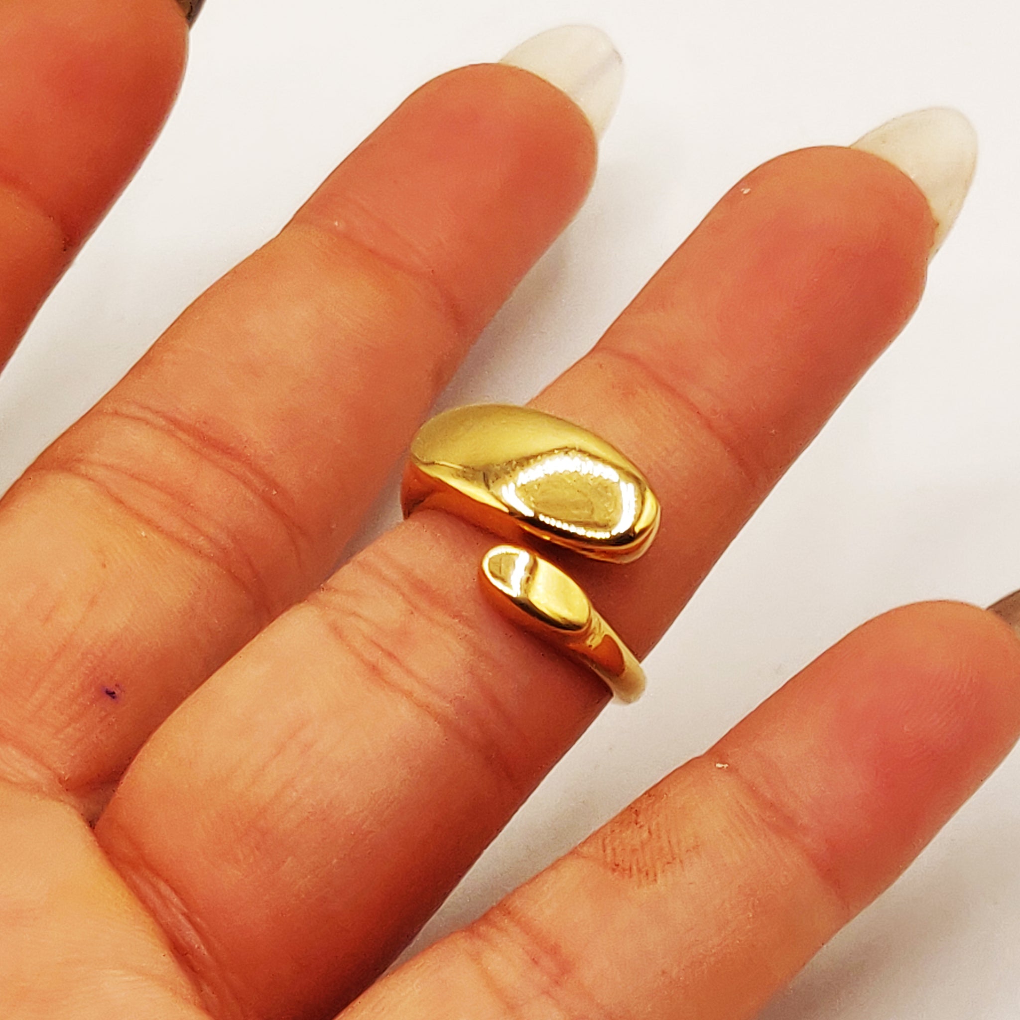 Bague Double Ovales Luxe