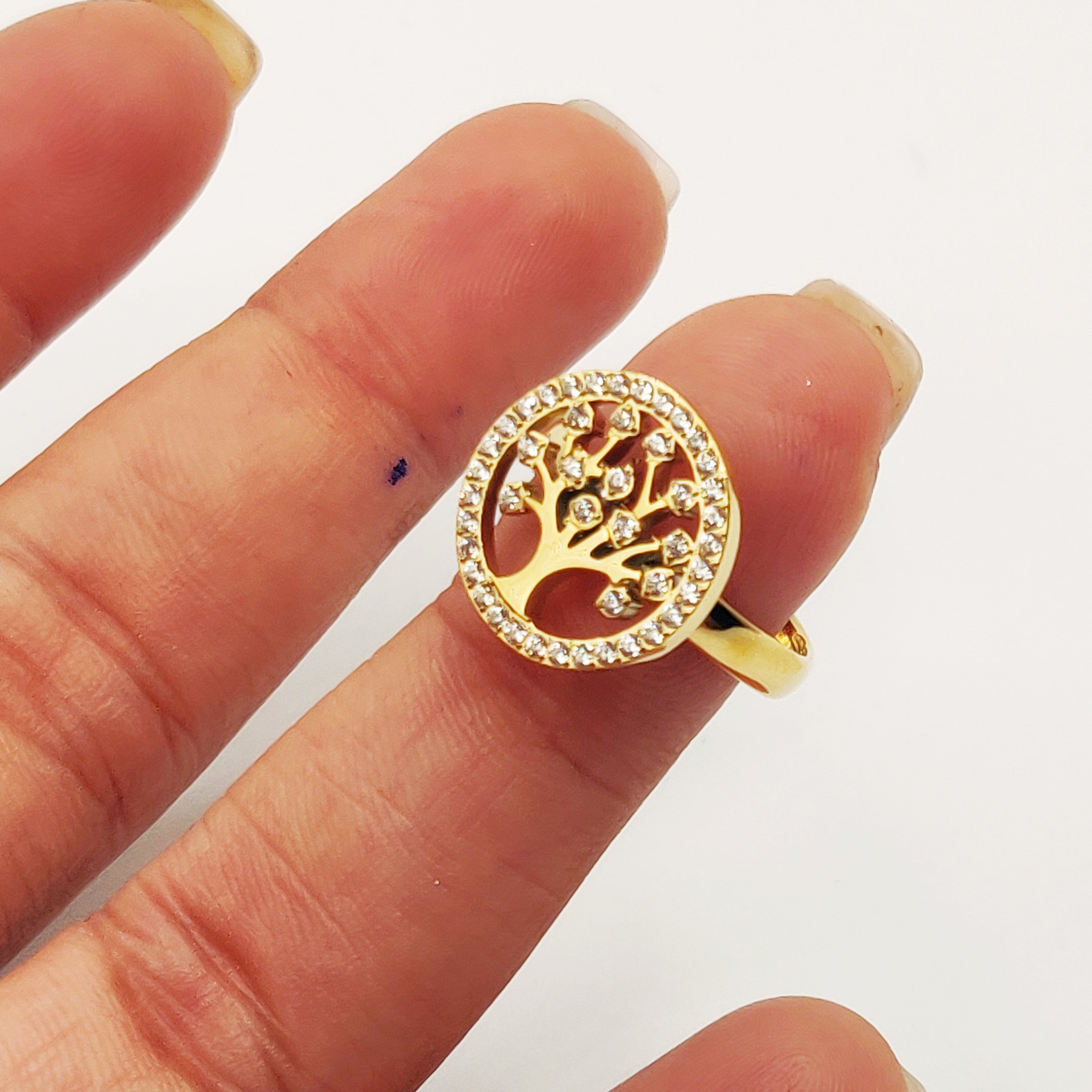 Bague Eden Branches Cristaux