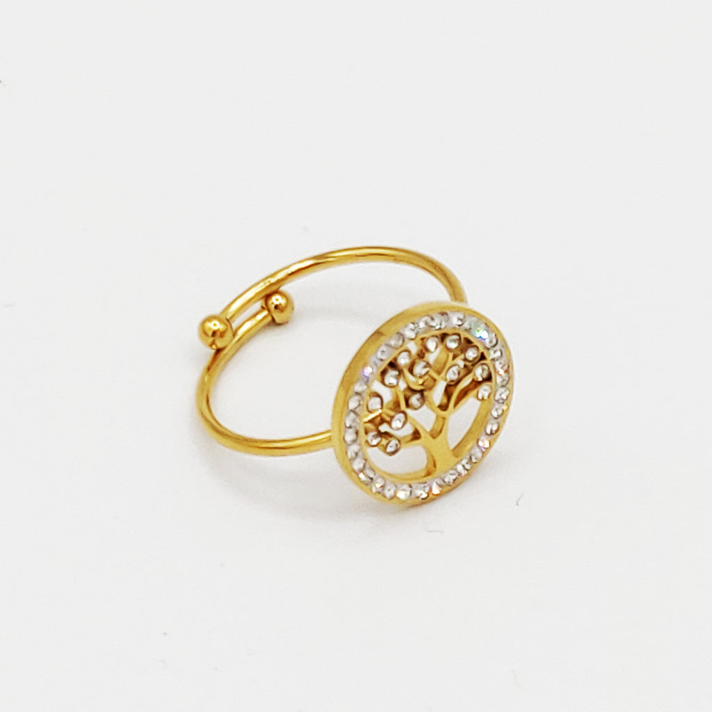 Bague Eden Fine Branche Cristaux
