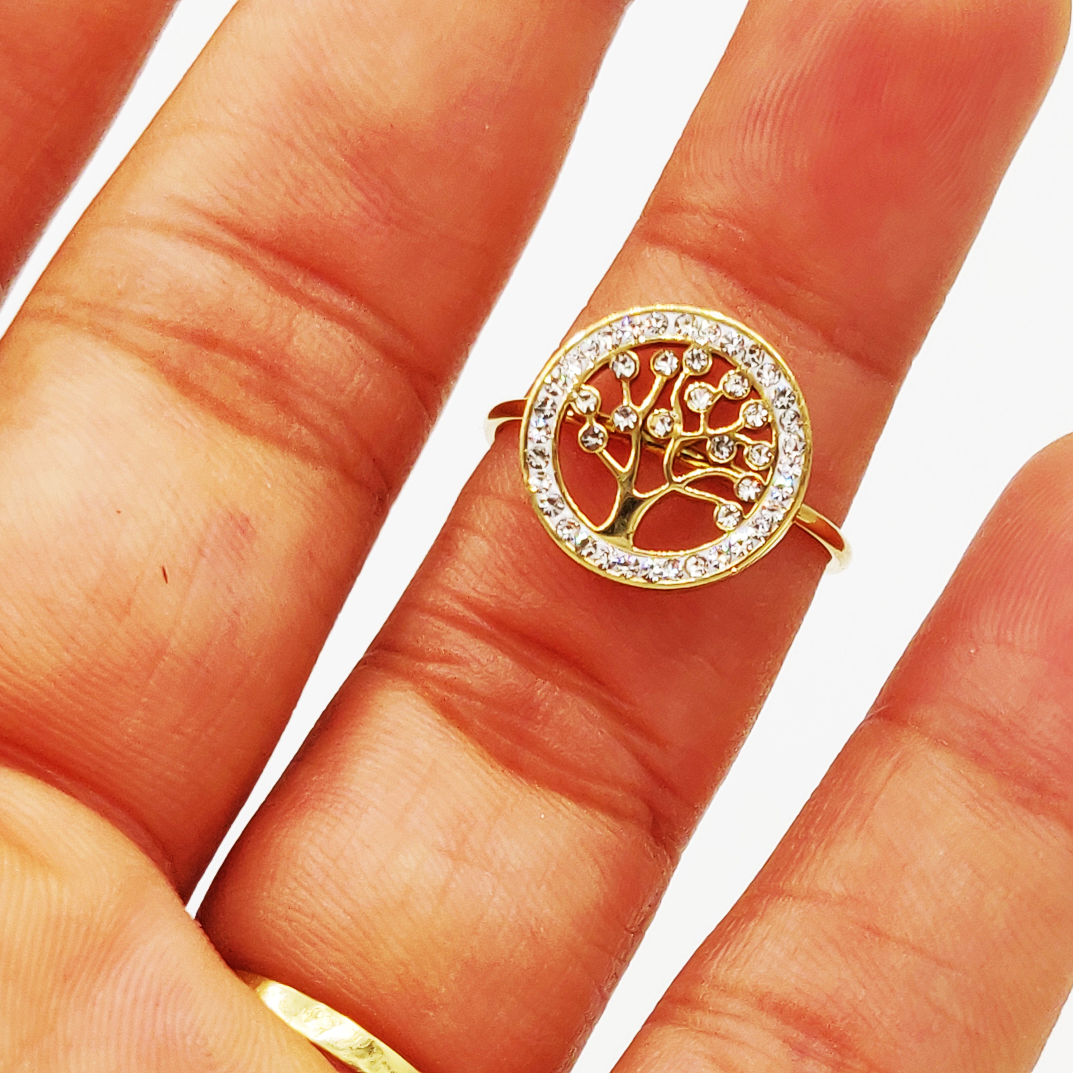 Bague Eden Fine Branche Cristaux