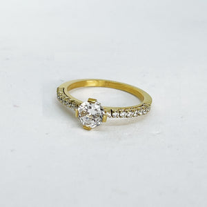 Bague Fiançailles Simple Luxe