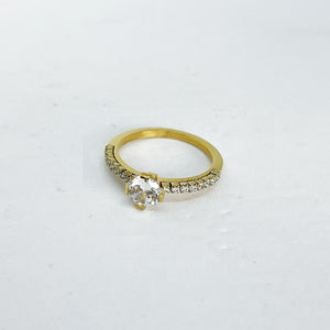Bague Fiançailles Simple Luxe