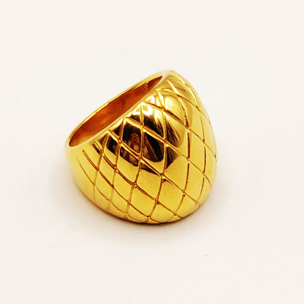 Grande Bague Matelassée Luxe