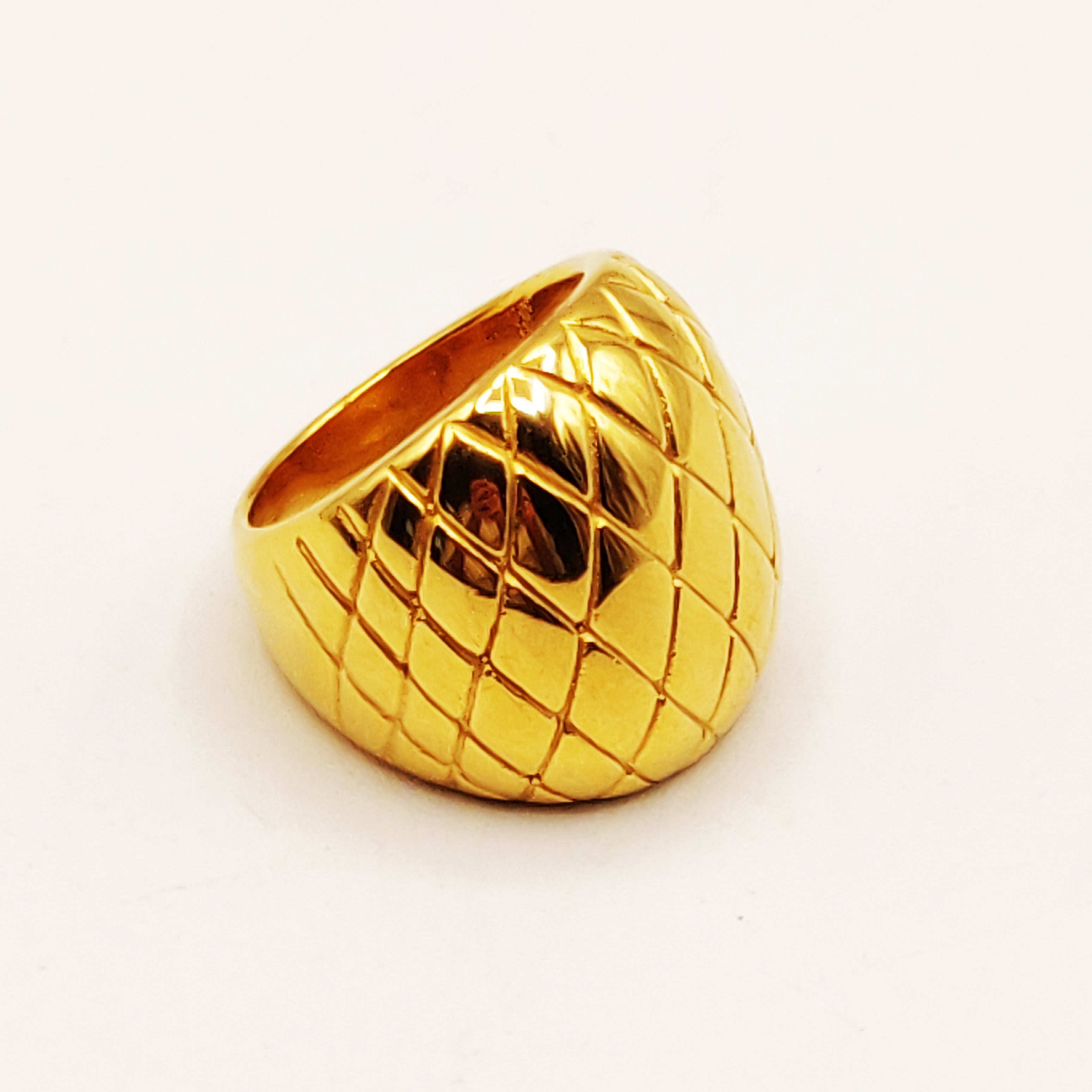 Grande Bague Matelassée Luxe