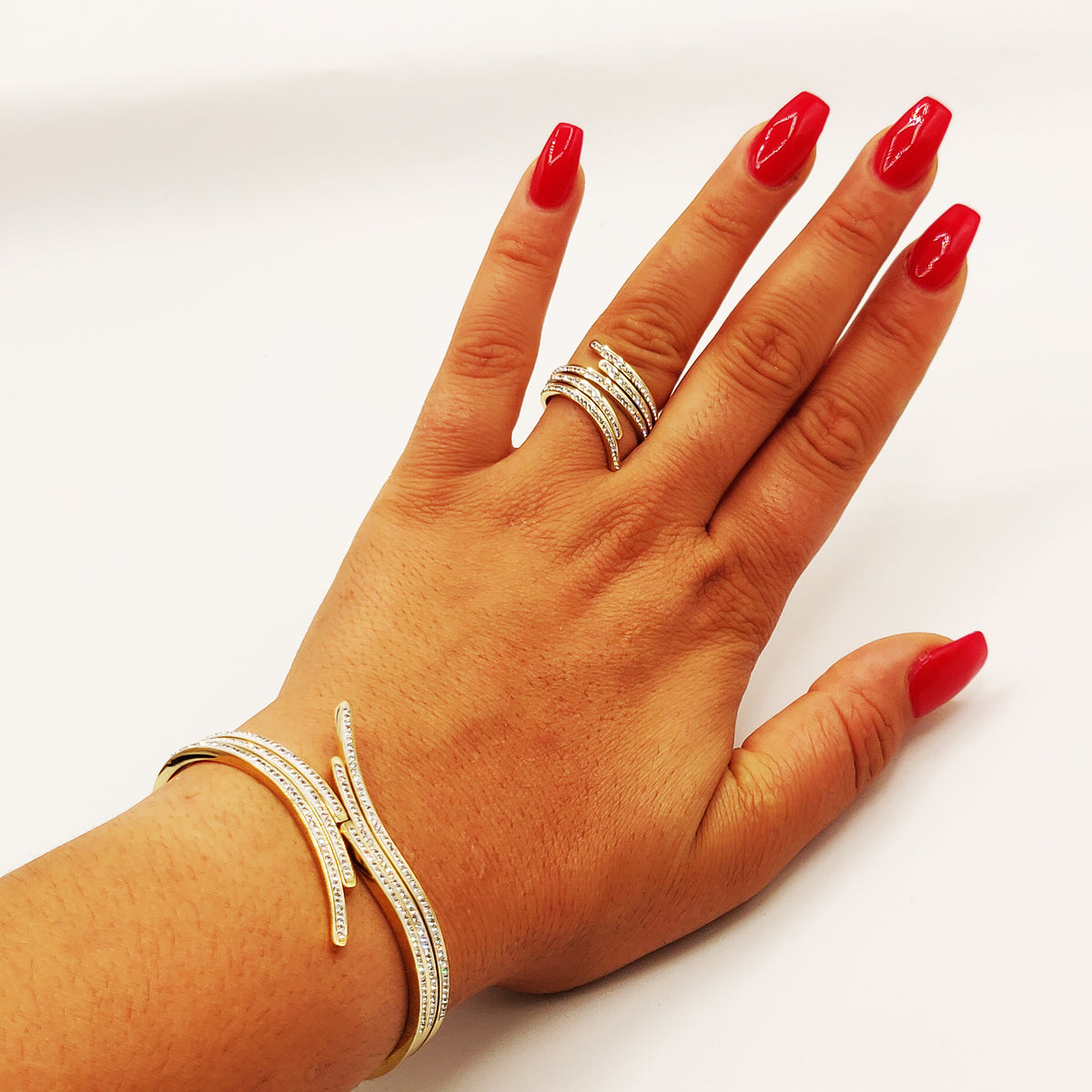 Bague Lignes Ailes Luxe