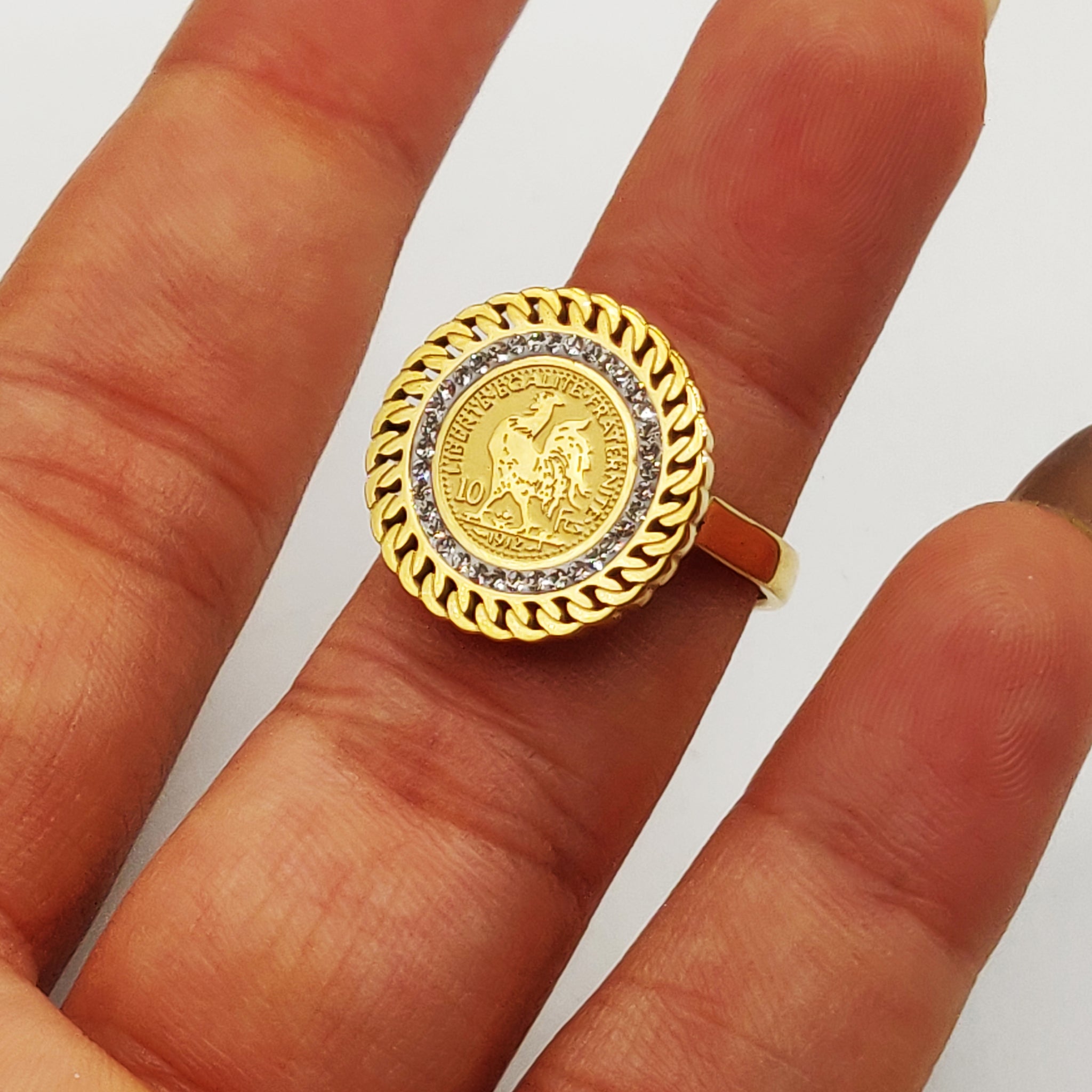Bague Louise Coq Tresse Luxe
