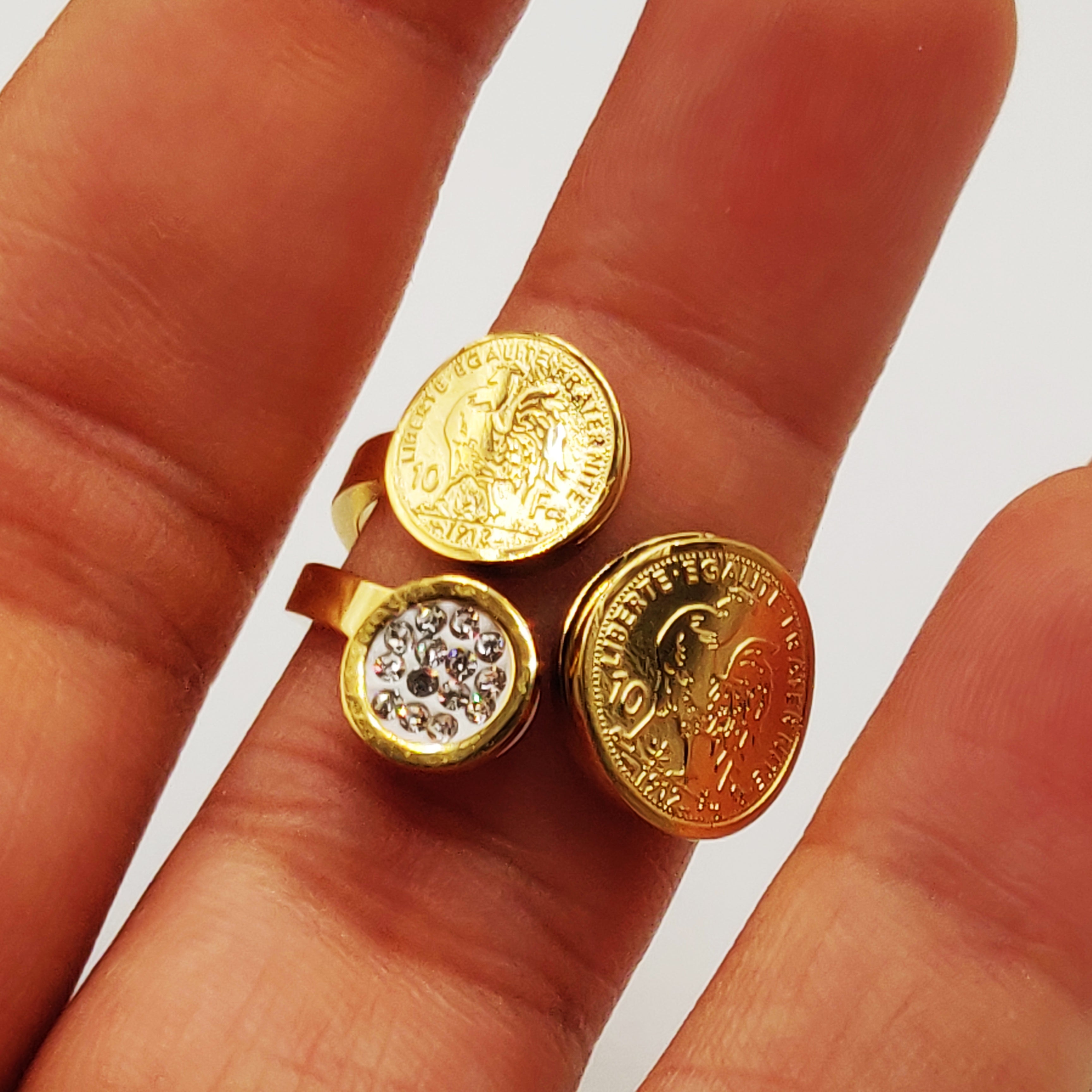 Bague Louise Coq Triple Luxe