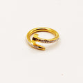 Bague Luxe Clou (Tour Cristaux)
