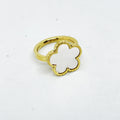 Bague Marguerite Blanc Nacré