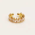 Bague Multi Cristaux Losanges Luxe