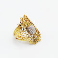 Bague Multi Fleurs Cercle Cristaux