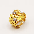 Bague Multi Gouttes Cristaux Luxe